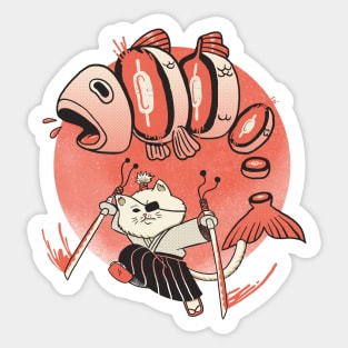 Samurai Sushi Sticker